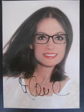 Nana Mouskouri autograph signed 15x21 cm postcard 