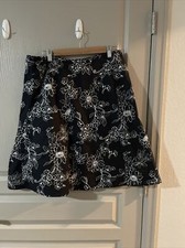 Sag Harbor Women  s 12 Floral Skirt knee length