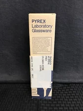 New CORNING PYREX Glass 100mL TC Graduated Cylinder w/ #16 Stopper 2982-100