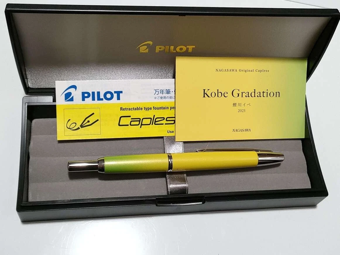 Pilot Capless Decimo Fountain Pen 2023 Limited Koikawa Ipe Silver
