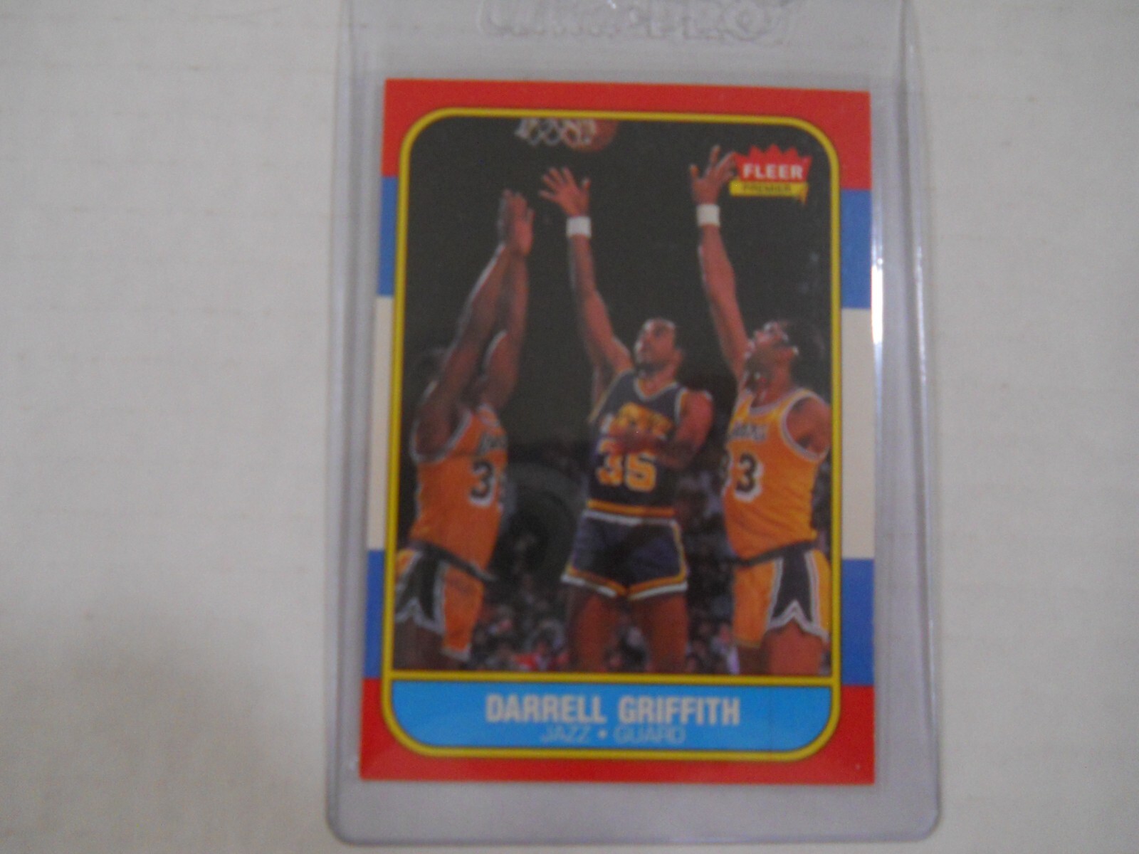 1986 Fleer Basketball Darrell Griffith #42