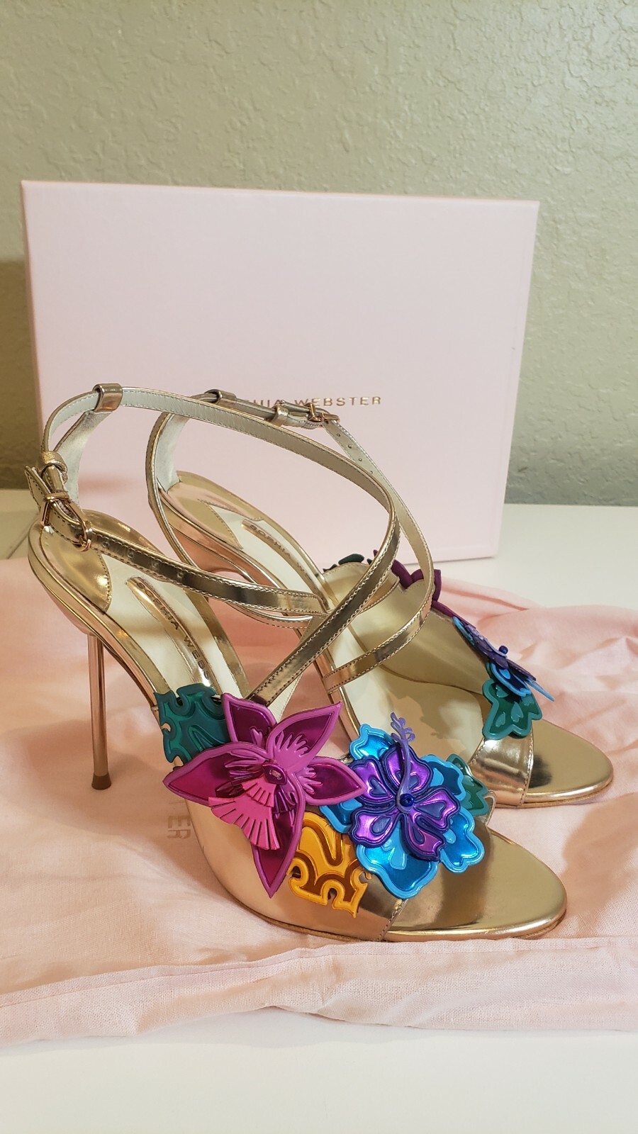 sophia webster floral sandals