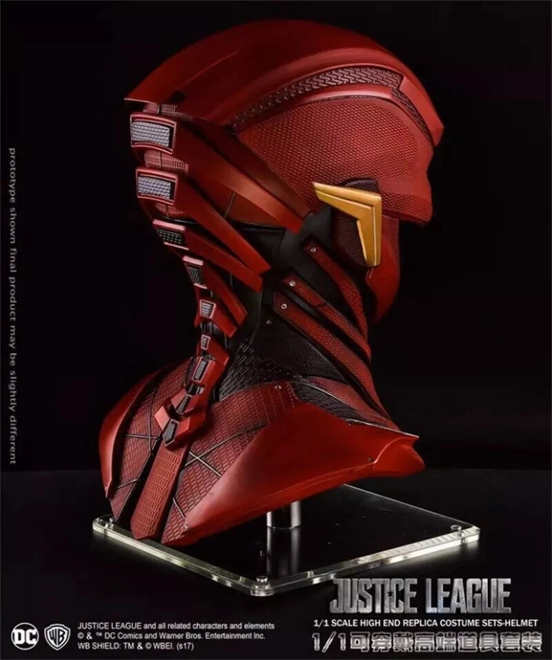 DC Justice League The Flash Full Size Helmet Mask Fancy Dress & Cosplay Gift - Image 4 of 4