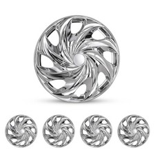 Set Of 4 14 15 Wheel Covers Snap On Universal Full Hub Caps Tire Steel Rim Us