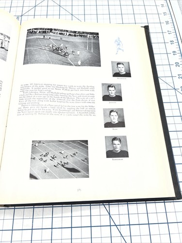 1933 NAVY MIDSHIPMEN FOOTBALL TEAM SLADE CUTTER AUTOGRAPH & 1934 USNA YEARBOOK - Picture 15 of 24