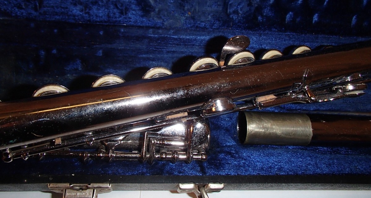 Vintage Gemeinhardt Model M2 Flute Elkhart Ind. + Hard Case | eBay