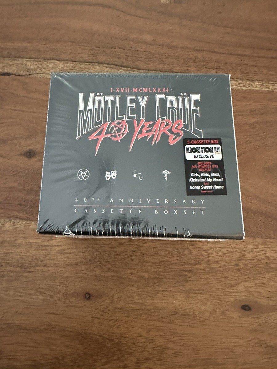 Motley Crew 40th Anniversary 5 Cassette Boxset RSD | eBay