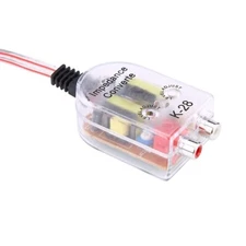12V High to Low RCA Converter for Car Stereo Speaker Subwoofer 2-Channel Audio