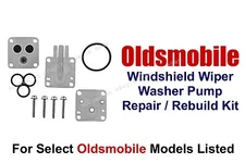 Windshield Washer Pump Repair Rebuild Kit Select 1970-1990 Oldsmobile 11-101