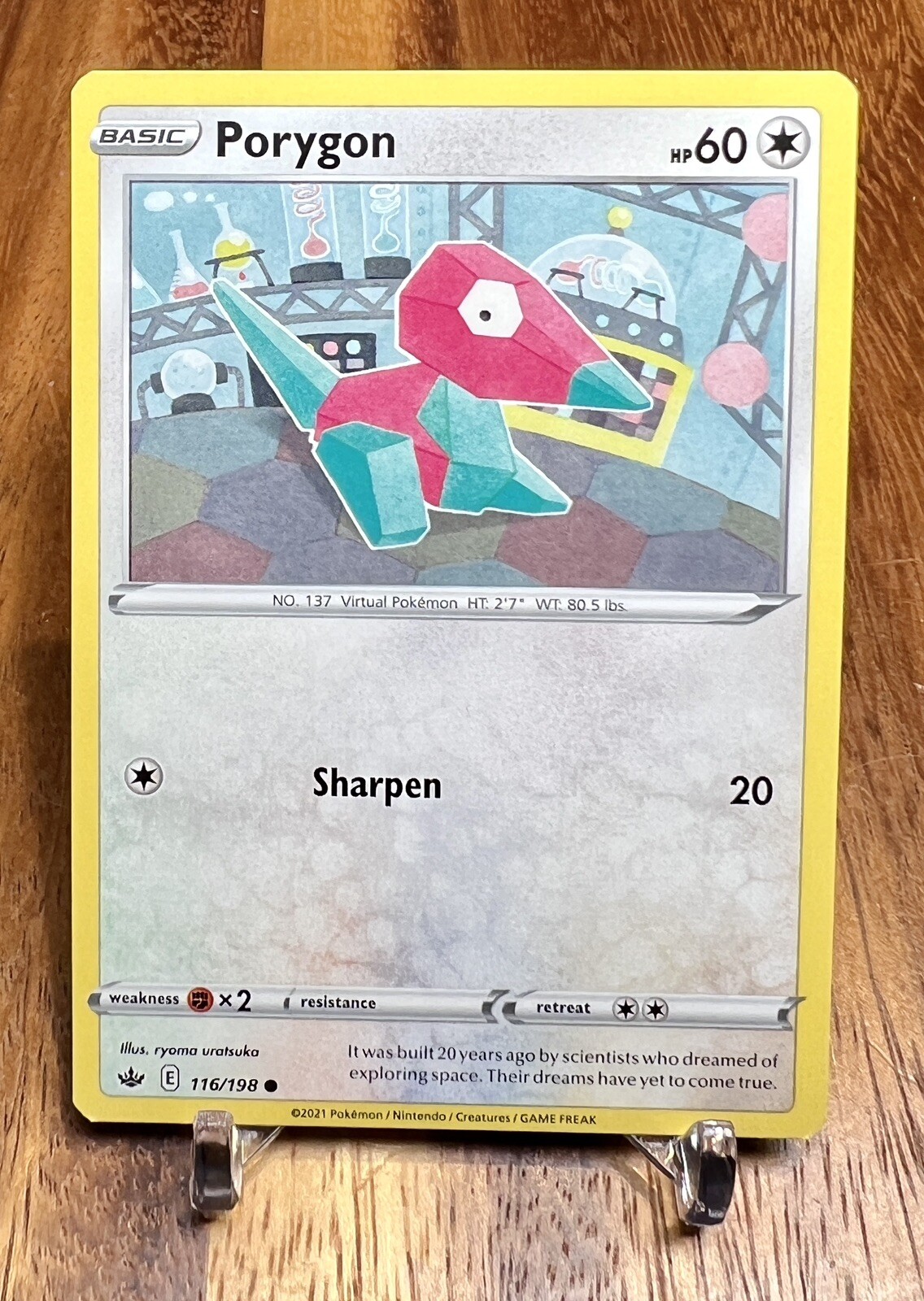 Porygon 116/198 Non Holo Common Chilling Reign Pokemon Card NM