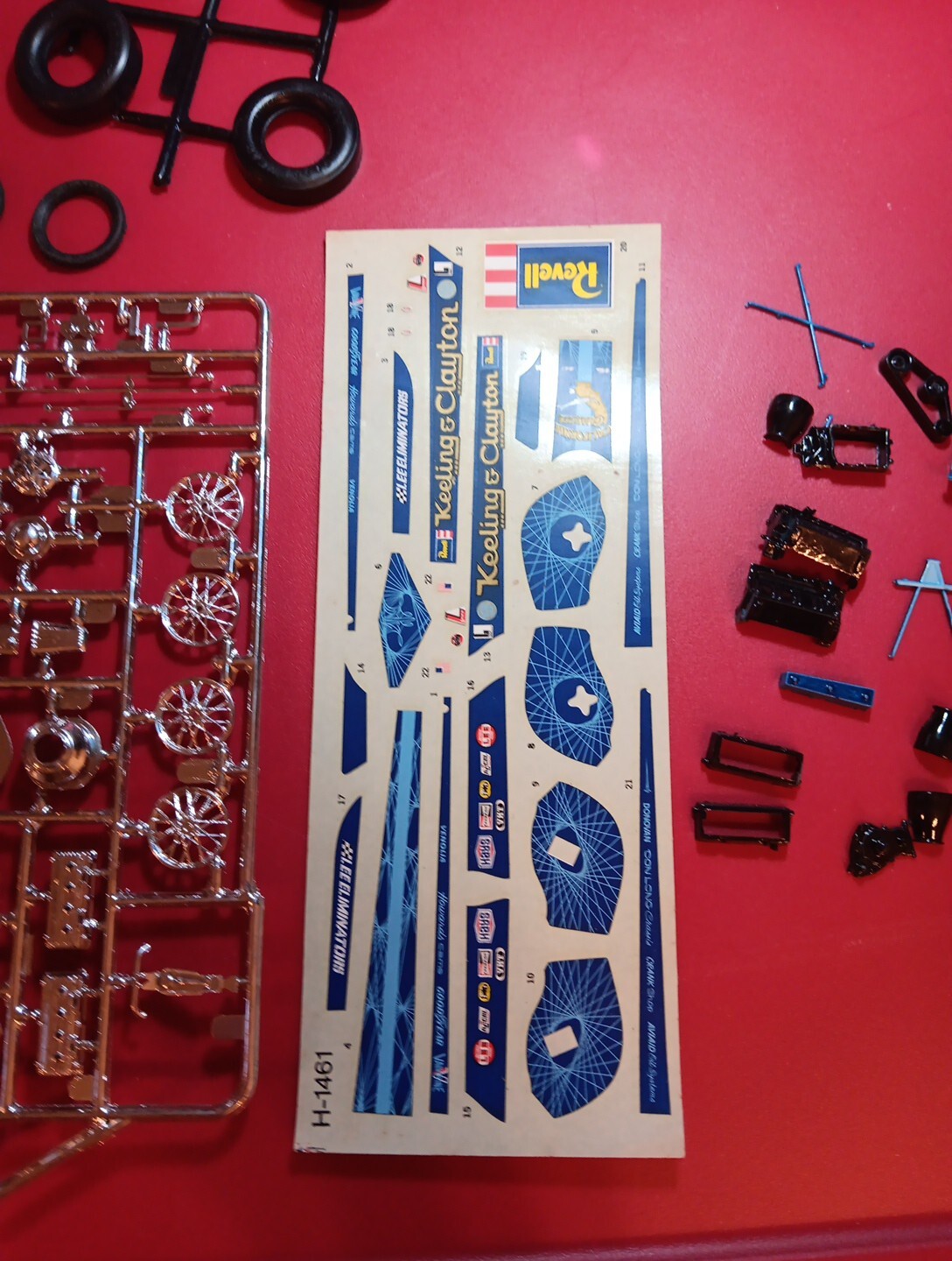 Keeling & Clayton California Charger Model car kit AA Fuel Dragster 1/