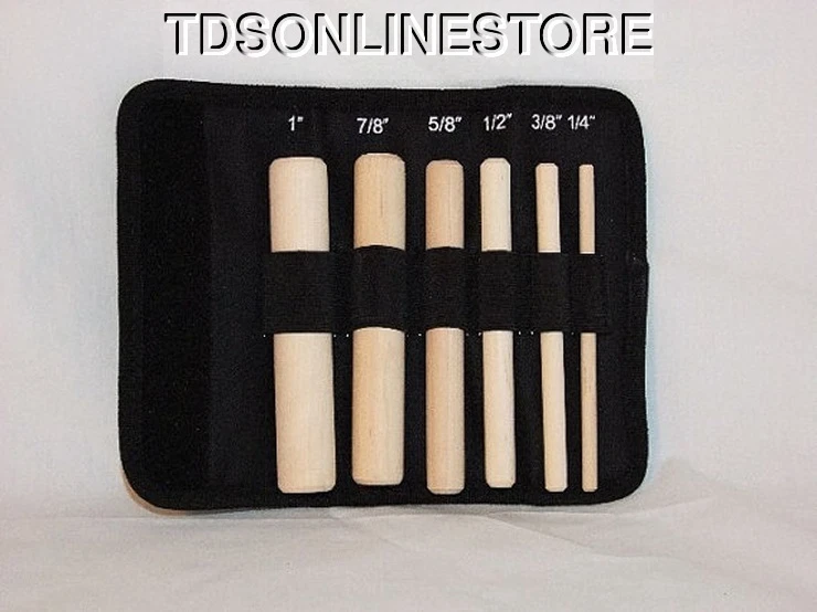 BEADSMITH 6 Piece Wooden Mandrel Set For Wire And Metal Forming