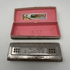 The Echo Harp by M. Hohner Made In Germany 55/80 in the Keys of C  G in Box