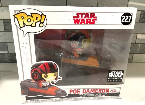 Funko Pop! Star Wars Smuggler's Bounty Exclusive Poe Dameron with X-Wing 227
