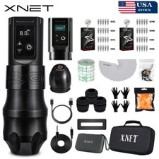 Beginner Tattoo Kit Machine Gun 40 Cartridge Power supply needles Tattoo Artist