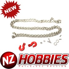 RACER EDGE RCE3410 1/10 Scaler Tow Hooks and Chain Set