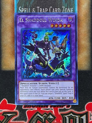Yugioh El Shaddoll Winda SHVA-EN049 Secret Rare 1st Ed NM
