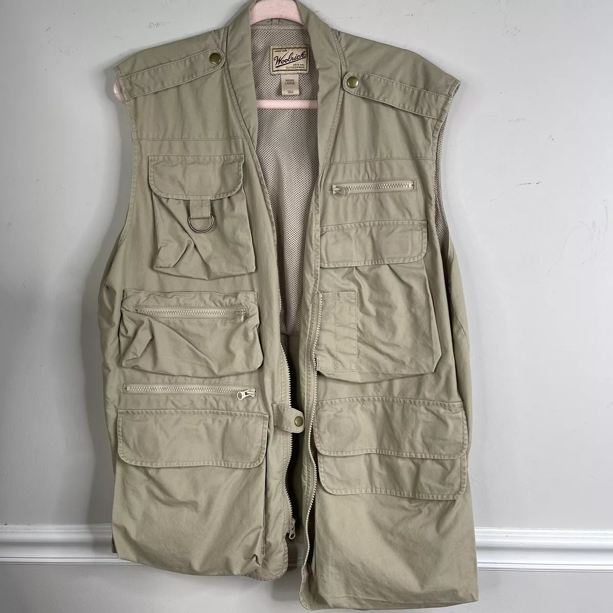 Mens fisherman vest clearance