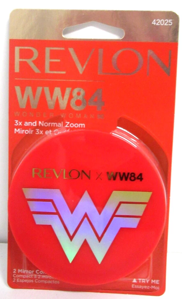 REVLON x WW84 Dual-Sided WONDER WOMAN Mirror Compact - NEW - Image 2 of 4