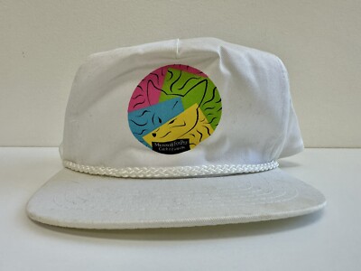 Vintage 90s Microsoft Fox-pro Snapback Hat White