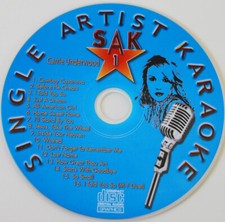 KARAOKE CD G Carrie Underwood S.A.K-1 country tracks new inplastic w/ Print