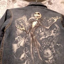 Disney Nightmare Before Christmas Jean Jacket Childs 5-6