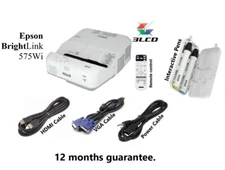 Epson Brightlink 575wi Ultra-Short Throw Projector with pens