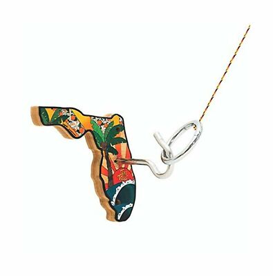 TIKI TOSS Hook and Ring Toss Game - Short Board Florida Edition - Indoor Outdoor