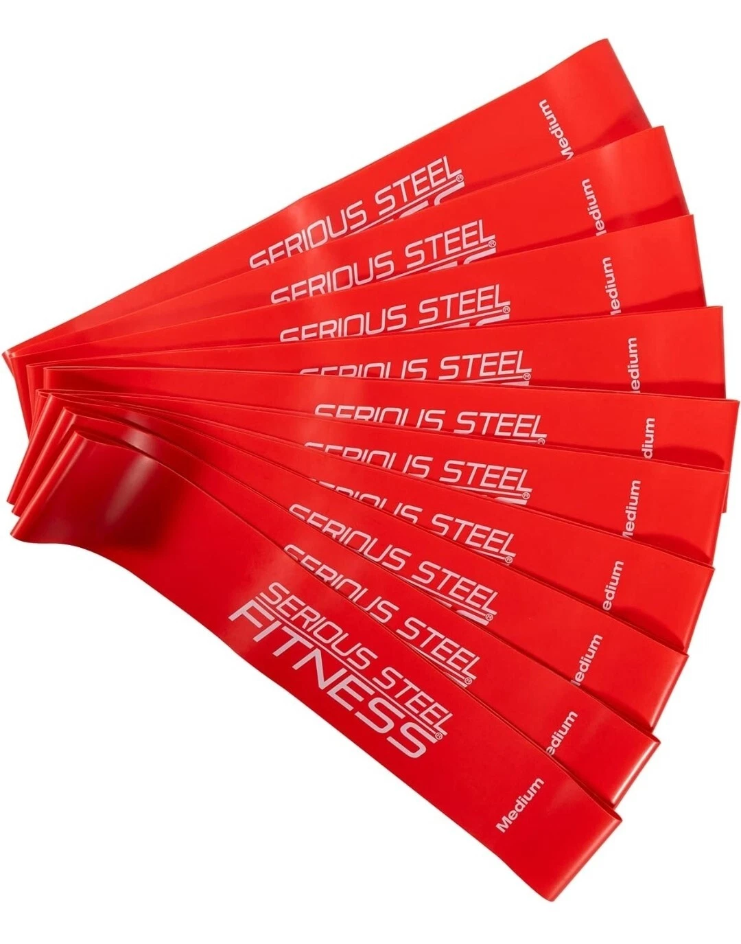 Serious Steel Fitness Mini Resistance Loop Bands Prehab Stretch Sets 10