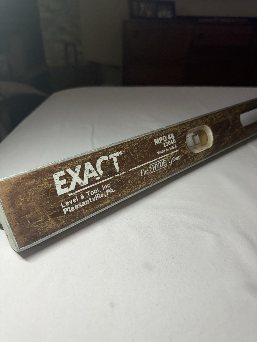 Vintage Exact The Hyde Group MPO48 23040 Wood Level 4' Made In the
