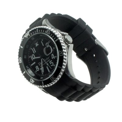 DeSoto ''Powermaster'' 3 hand diver style wristwatch with date as DIY kit