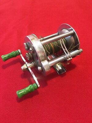 Moulinet De Pêche Pflueger Akron 1893 Modèle B - Vintage Années 1920, Révisé, États-Unis
