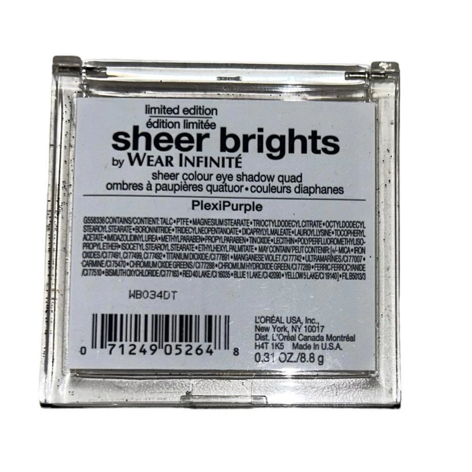 L’Oréal l NWT Sheer Brights Colour Eye Shadow Quart Electro Sky 0.31 Oz - Image 3 of 4