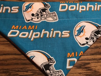 miami dolphins dog bandana
