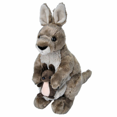 Wild Republic Cuddlekins Känguru 10935 - Wild Republic Känguru mit Baby 30cm