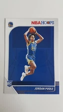 2019-20 NBA Hoops Jordan Poole Rookie Card RC #223 Warriors