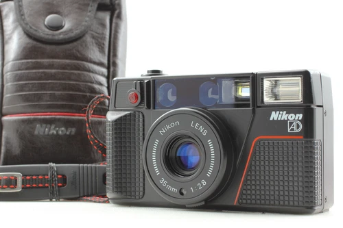 Near MINT w/case Nikon L35 AD2 Point & Shoot 35mm f2.8 Film Camera From JAPAN