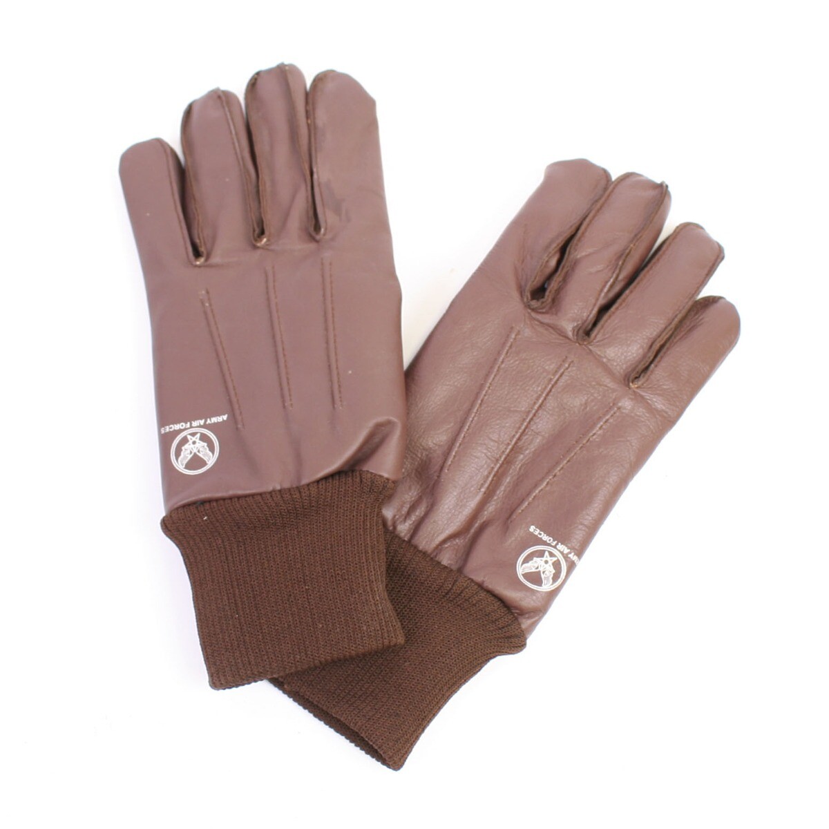 Replica WW2 USAAF A10 Pilots Gloves Russet Brown AG1090 | eBay
