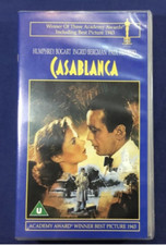 Casablanca, VHS video, Humphrey Bogart