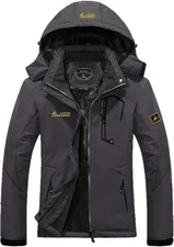 MOERDENG Large Dark Grey Coat 816-AB