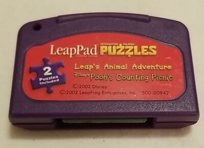 Leap Pad Leap Frog Puzzles Leaps Animal Adventure Replacement Cartridge 