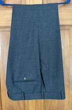 Tailors Bench mens gray dress slacks W36/L31/100% pure wool/Made in USA