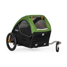 Burley Bike Trailer - Tail Wagon Bicycle Pet Trailer / Stroller - Green