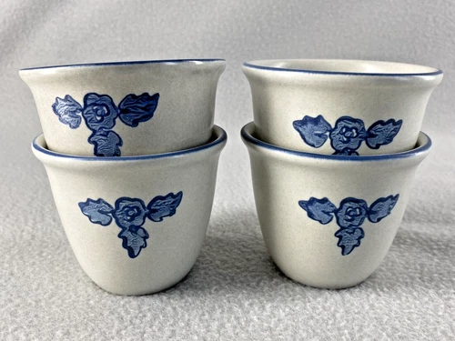Pfaltzgraff Yorktowne Stoneware Custard Dessert Cups Set of 4