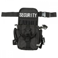 Bauchtasche Security Schwarz HüFttasche GüRteltasche Hip Bag Beintasche Tasche