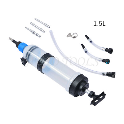 #ad 1.5l Fluid Change Inspection Syringe Engine Gearbox Oil Transfer Pump Tool $30.00