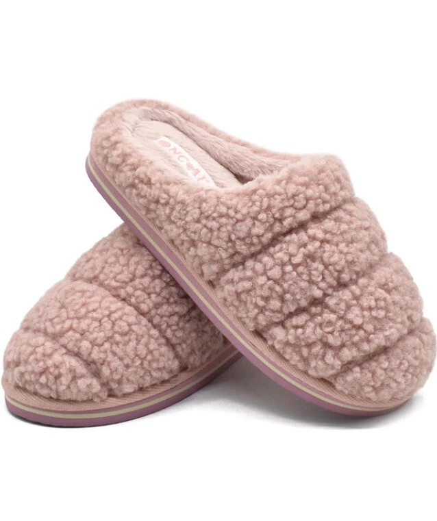 Ladies sale fleece slippers