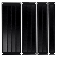 19" Mesh/Vented Rack Blanking Panel/Plate Space 1/2/3/4U Steel Rack Gear Cases