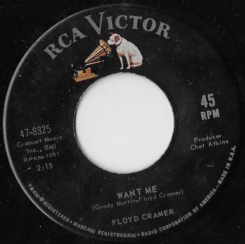 Naomi / Want Me / Floyd Cramer VG+ - Picture 2 of 2