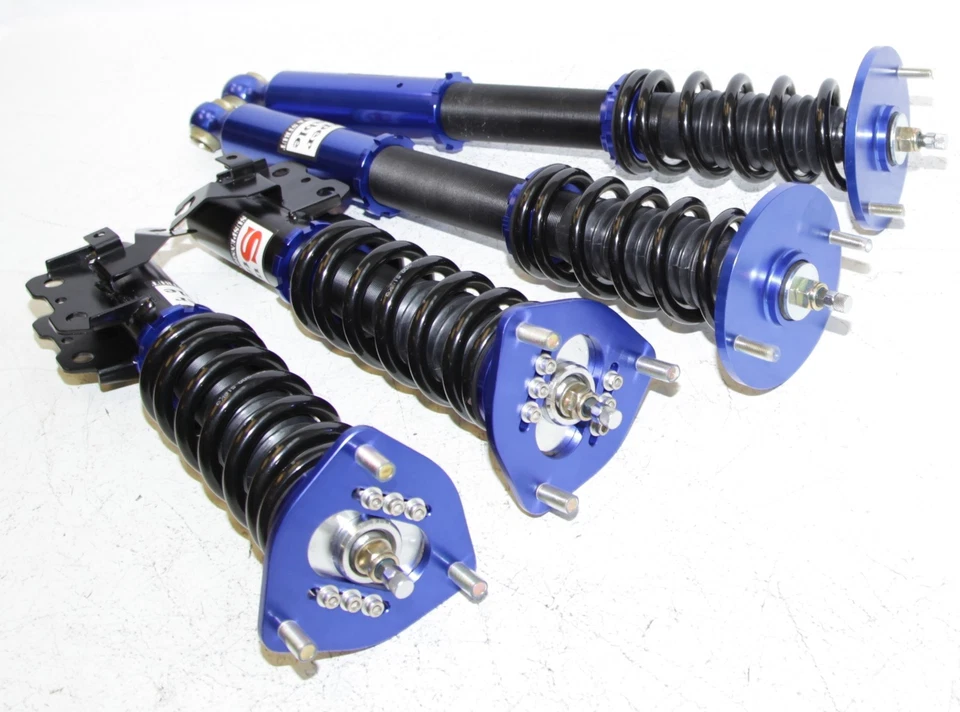  Coilover Suspension Kits 16Ways Damper fits 1995-1998 NISSAN 240SX S14 BLUE - Image 2 of 4